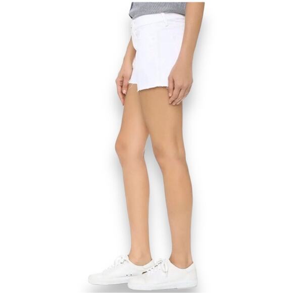 DL1961 Renee Cutoff Denim Shorts in Alpine White Size 25 EUC - Picture 2 of 14